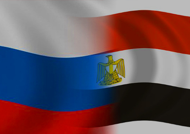 علم مصر وروسيا